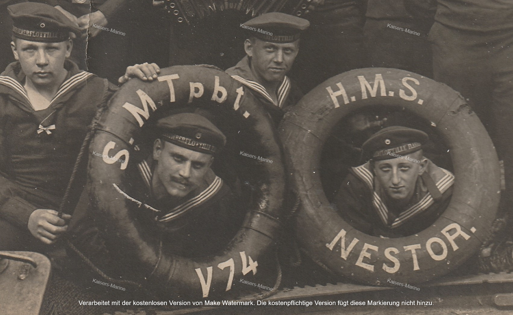 Kaisers Marine - Sammlung - SM Torpedoboot V 74